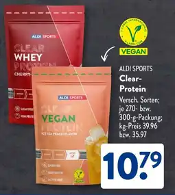 Aldi Süd Aldi sports clear protein Angebot