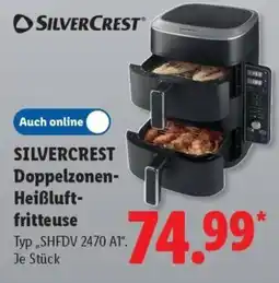 Lidl SILVERCREST Doppelzonen Heißluftfritteuse Angebot