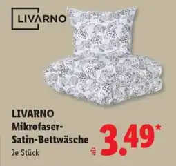 Lidl LIVARNO Mikrofaser Satin-Bettwäsche Angebot
