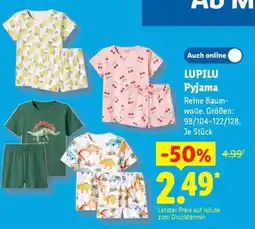 Lidl LUPILU Pyjama Angebot