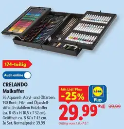 Lidl CRELANDO Malkoffer Angebot