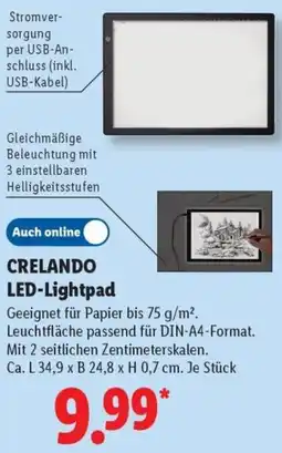 Lidl CRELANDO LED-Lightpad Angebot