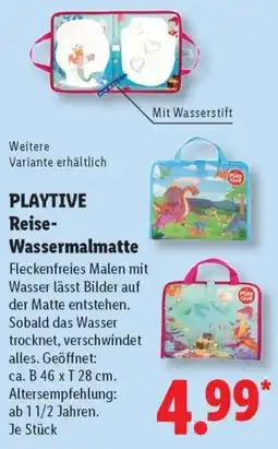 Lidl PLAYTIVE Reise Wassermalmatte Angebot