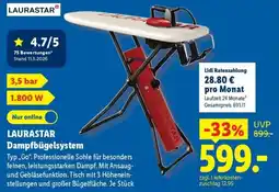 Lidl LAURASTAR Dampfbügelsystem Angebot