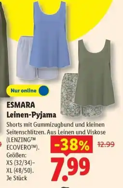 Lidl ESMARA Leinen-Pyjama Angebot