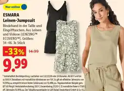 Lidl ESMARA Leinen-Jumpsuit Angebot
