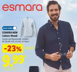 Lidl ESMARA MEN Leinen-Hemd Angebot