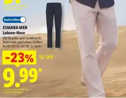 Lidl ESMARA MEN Leinen-Hose Angebot