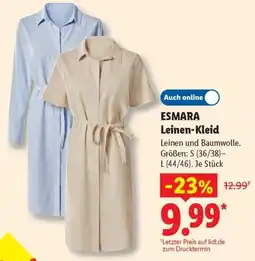 Lidl ESMARA Leinen-Kleid Angebot