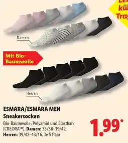 Lidl ESMARA/ESMARA MEN Sneakersocken Angebot
