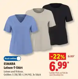 Lidl ESMARA Leinen-T-Shirt Angebot