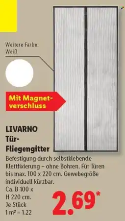 Lidl LIVARNO Tür Fliegengitter Angebot