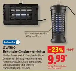 Lidl LIVARNO Elektrischer Insektenvernichter Angebot