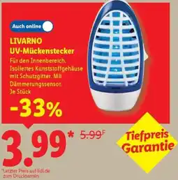 Lidl LIVARNO UV-Mückenstecker Angebot