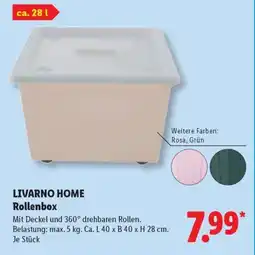 Lidl LIVARNO HOME Rollenbox Angebot