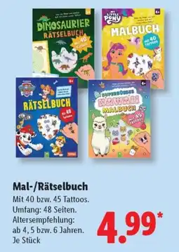 Lidl Mal-/Rätselbuch Angebot