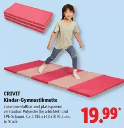 Lidl CRIVIT Kinder-Gymnastikmatte Angebot