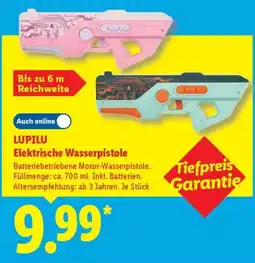 Lidl LUPILU Elektrische Wasserpistole Angebot