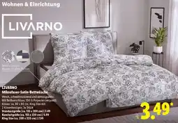 Lidl LIVARNO Mikrofaser-Satin-Bettwäsche Angebot