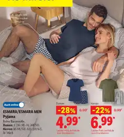 Lidl ESMARA/ESMARA MEN Pyjama Angebot