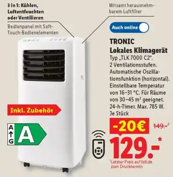 TRONIC Lokales Klimagerät