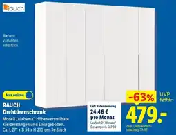 Lidl RAUCH Drehtürenschrank Angebot