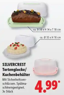 Lidl SILVERCREST Tortenglocke/ Kuchenbehälter Angebot
