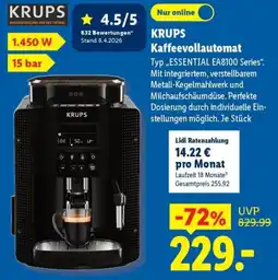Lidl KRUPS Kaffeevollautomat Angebot