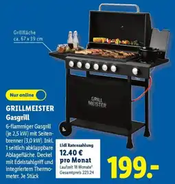 Lidl GRILLMEISTER Gasgrill Angebot