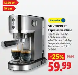 Lidl SILVERCREST Espressomaschine Angebot