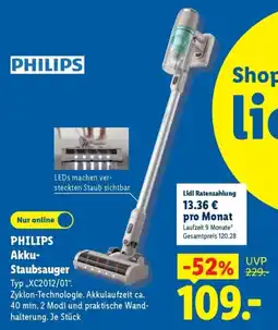 Lidl PHILIPS Akku Staubsauger Angebot