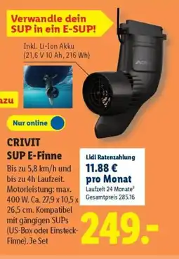 Lidl CRIVIT SUP E-Finne Angebot