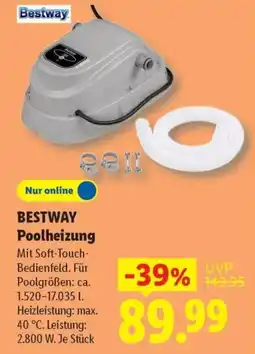 Lidl BESTWAY Poolheizung Angebot