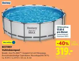 Lidl BESTWAY Stahlrahmenpool Angebot
