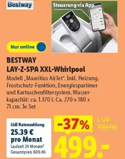 Lidl Bestway lay-z-spa xxl-whirlpool Angebot