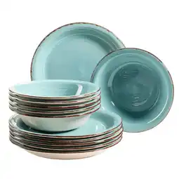Netto Marken-Discount Mäser Teller-Set, Steingut Lumaca Angebot
