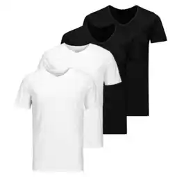 Netto Marken-Discount JACBASIC V-NECK TEE 2PK Herren T-Shirt Angebot