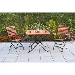 Netto Marken-Discount Merxx Schlossgarten Set 3tlg. Klapptisch Angebot