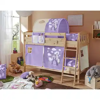 Netto Marken-Discount TiCAA Etagenbett Erni Country-V Kiefer Natur Motiv Angebot
