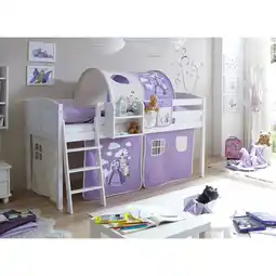 Netto Marken-Discount TiCAA Hochbett Eric Country Kiefer Weiß Motiv Angebot