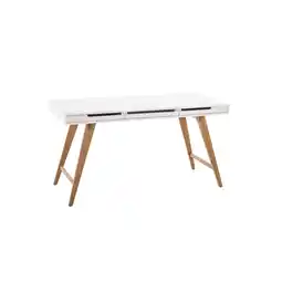 Netto Marken-Discount CLP Schreibtisch Porto I Bürotisch mit 2 Schubladen und großer Arbeitsfläche I Moderner Holztisch Angebot