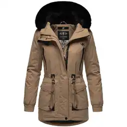 Netto Marken-Discount NAVAHOO Damen Sportlicher Wintermantel Baumwoll-Parka mit Kapuze Olessaa Angebot