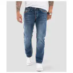 Netto Marken-Discount Rock Creek Jeans Comfort Fit dicke Nähte Loose Fit Angebot