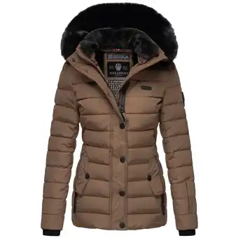 Netto Marken-Discount NAVAHOO Damen Warme Steppjacke Winterjacke mit weicher Kunstfell-Kapuze Milianaa Angebot