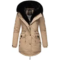Netto Marken-Discount NAVAHOO Damen Wintermantel Winterparka Gefüttert mit 2 Kunstpelz-Kapuzen Sweety Deluxe Angebot