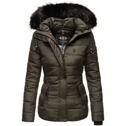 Netto Marken-Discount NAVAHOO Damen Modische Winterjacke Steppjacke mit Kunstpelz Kapuze Zuckerbiene Angebot