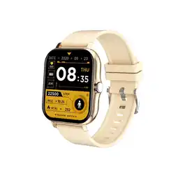 Netto Marken-Discount TPFNet Smart Watch / Fitness Tracker IP67 - Silikon Armband - Android & IOS - Gold Angebot