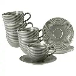 Netto Marken-Discount Seltmann Weiden Milchkaffeetassen mit Untertassen Beat Color Glaze 350 ml 6er Set Angebot