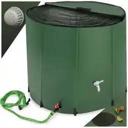 Netto Marken-Discount tectake Regentonne, mit Hahn und Überlaufschutz, wetterbeständig, Oberseite abnehmbar Angebot