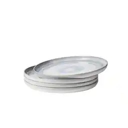 Netto Marken-Discount Gipfelstück Speiseteller-Set, Steinzeug TIEFER SEE Angebot